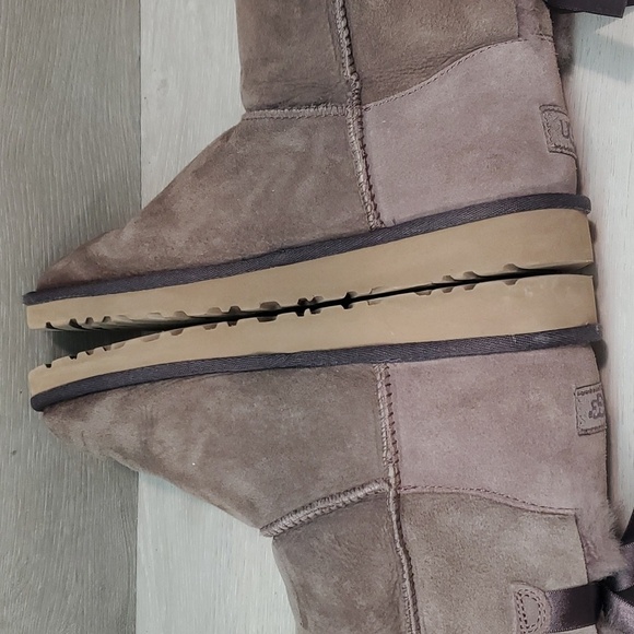 NEW Ugg Australia Bailey Bow II Short Sheepskin Boots shoes sz 6 - Picture 7 of 15